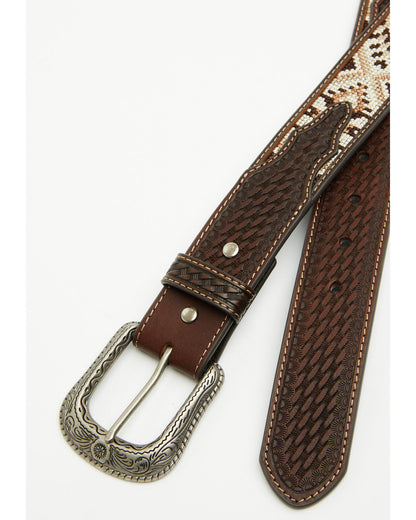 Cody James Men's Tucker Southwestern Leather Belt