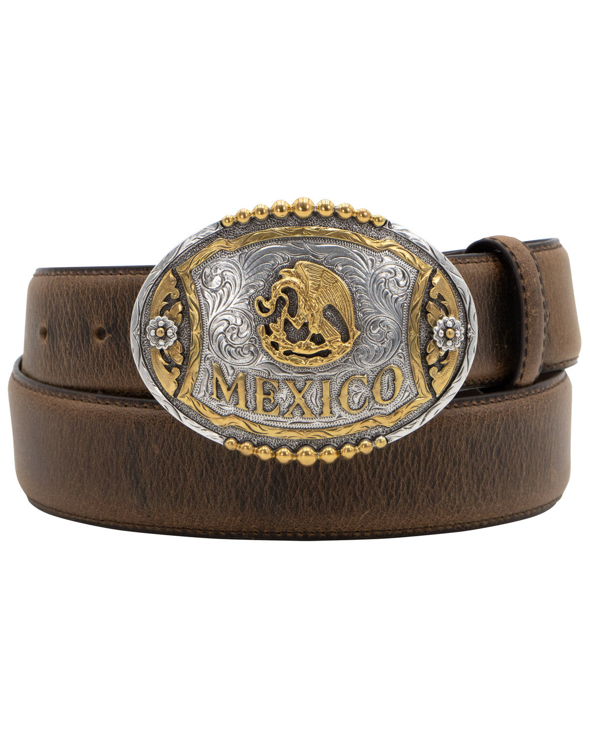 Cody James Men's Mexican Flat Buckle Belt