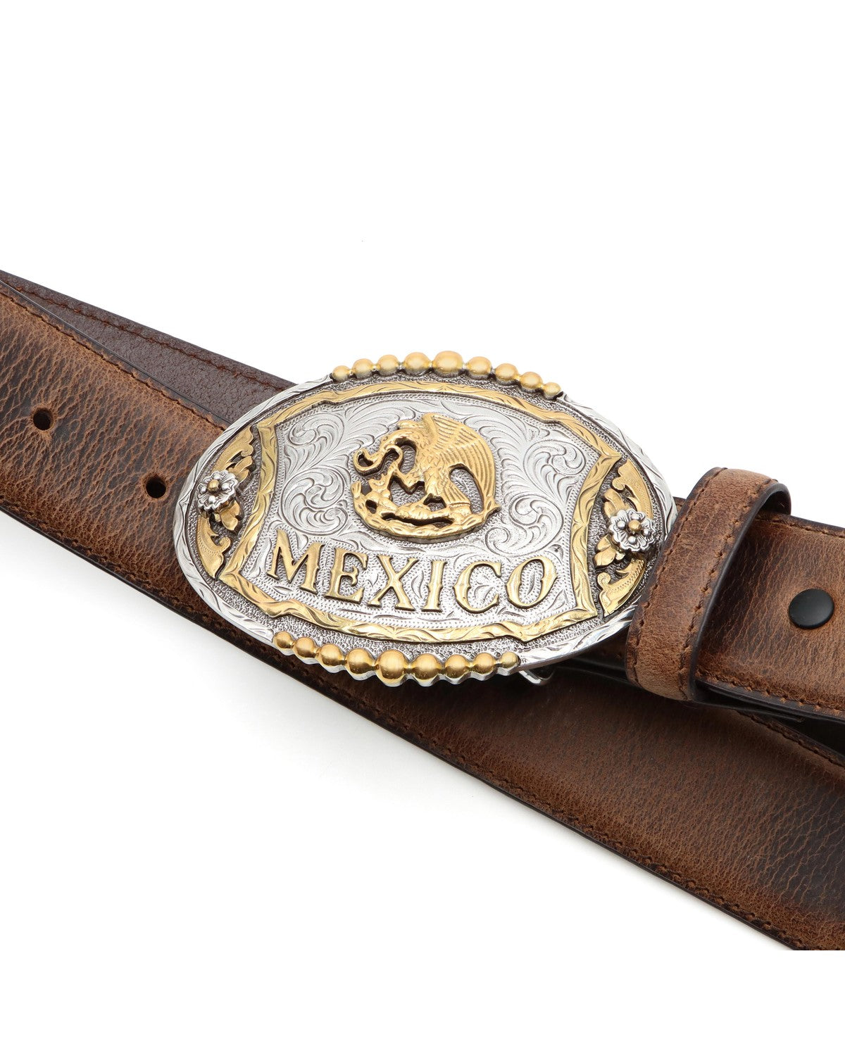Cody James Men's Mexican Flat Buckle Belt