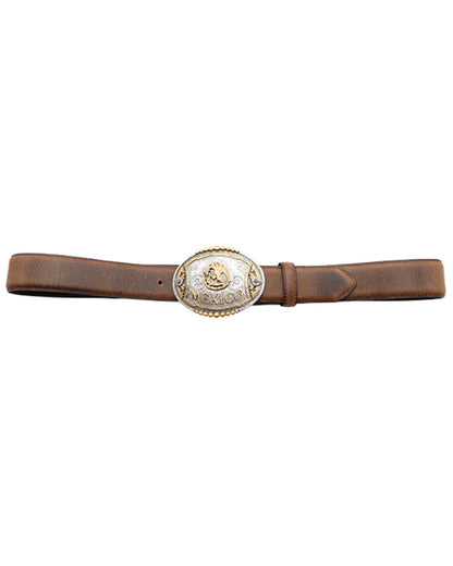 Cody James Men's Mexican Flat Buckle Belt