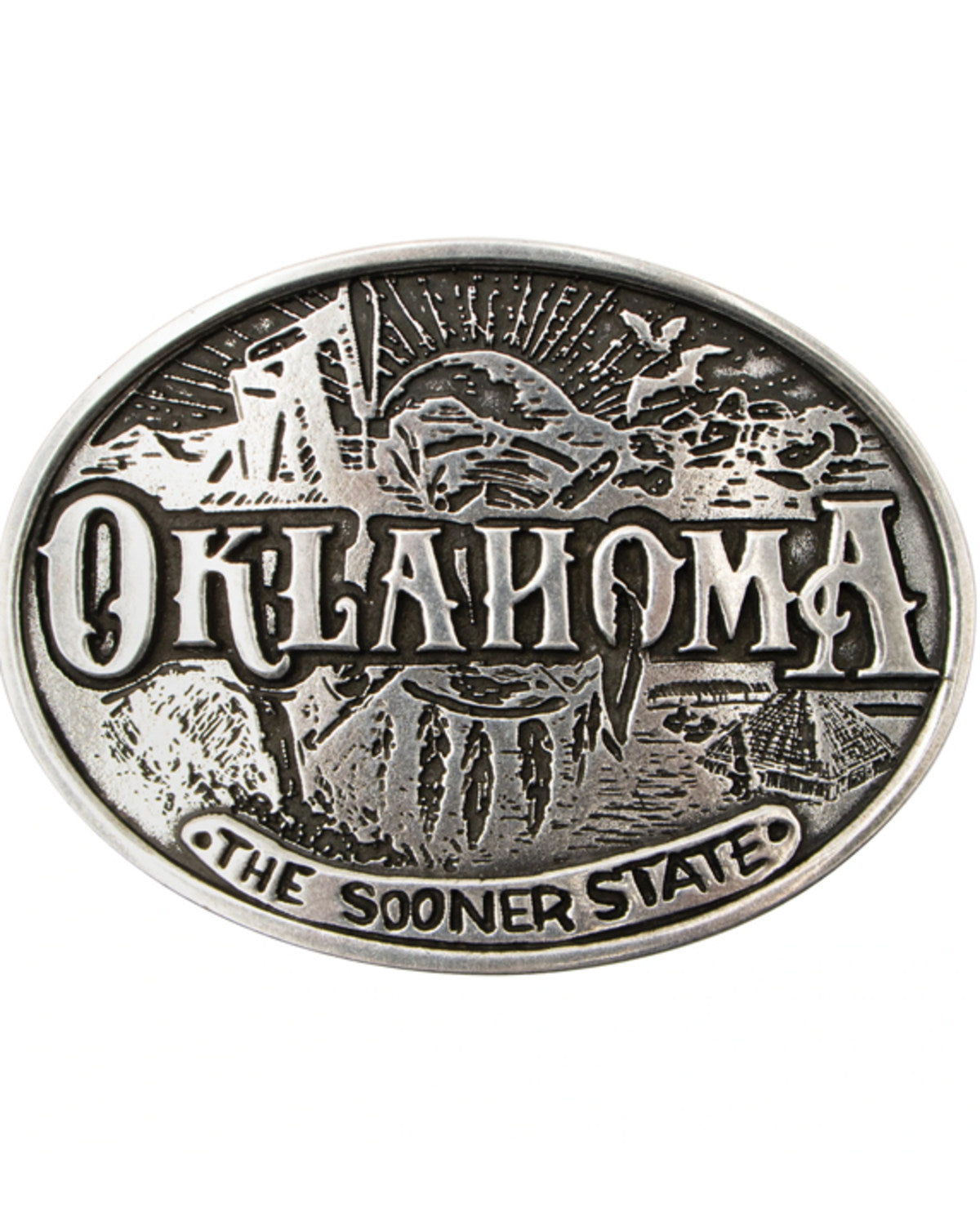 Cody James Oklahoma Heritage Oval Buckle