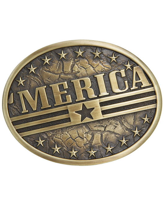 Cody James Men's 'Merica Flag Buckle