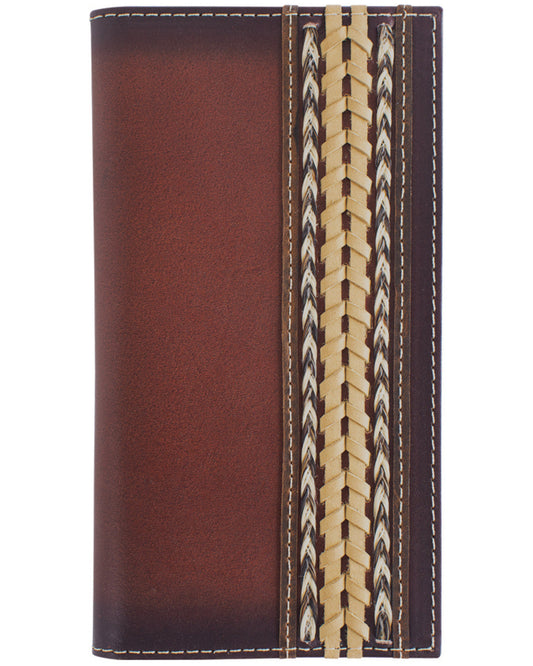 Cody James Men's Braided Horsehair Leather Rodeo Wallet