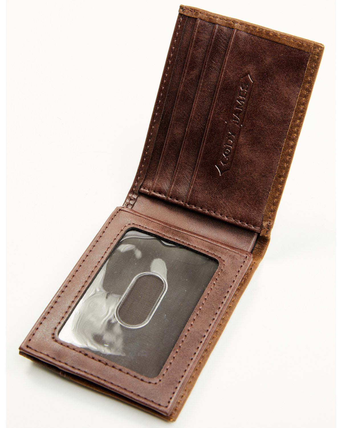 Cody James Men's Raw Hide Bi-Fold Wallet