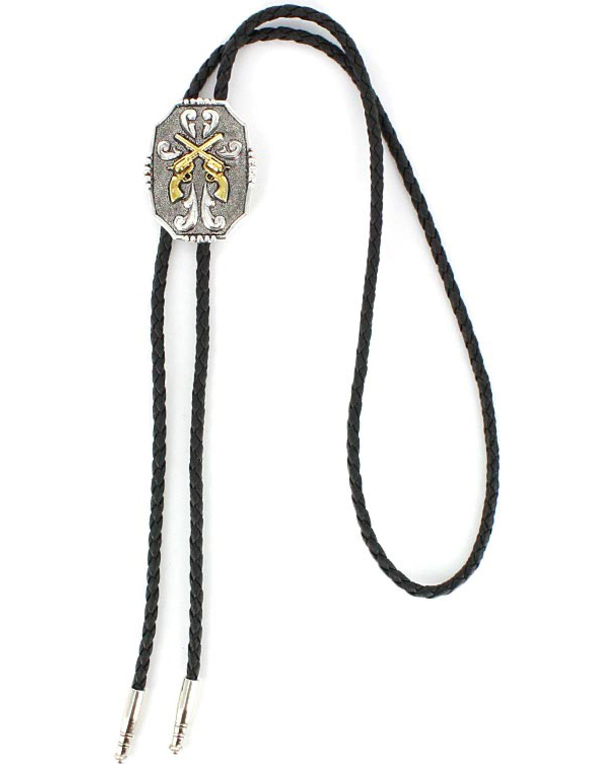 Cody James Men's Crossed Pistols Bolo Tie