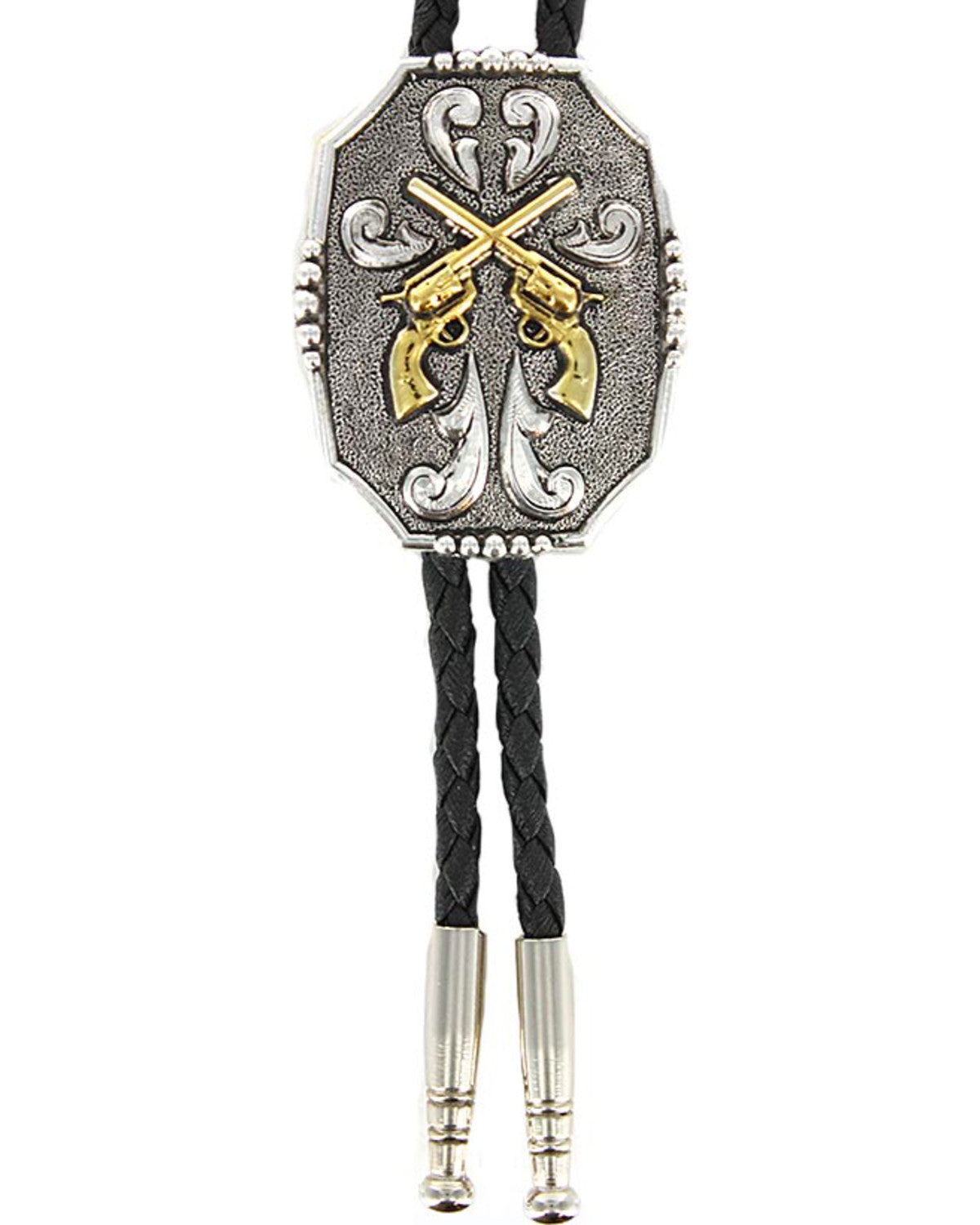 Cody James Men's Crossed Pistols Bolo Tie