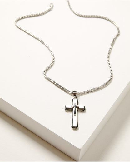 Cody James Men's Ornate Cross Necklace