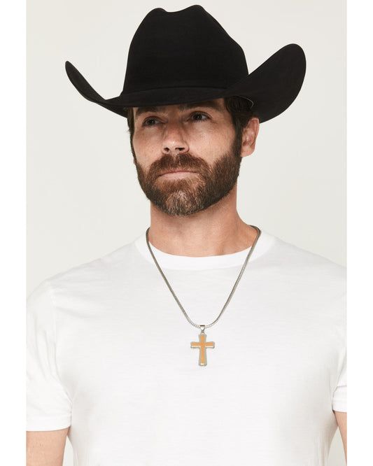 Cody James Men's Two-Toned Cross Necklace