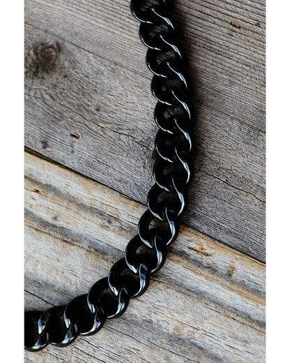Cody James Men's Gunmetal Cuban Link Necklace