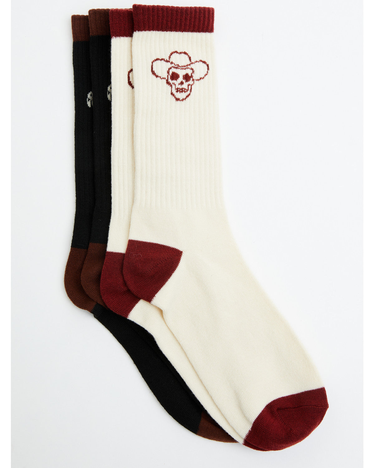 Cody James Men's Scorpion Skull Crew Socks - 2 Pack