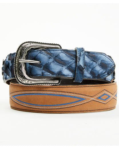 Cody James Men's Exotic Pirarucu Billet Belt