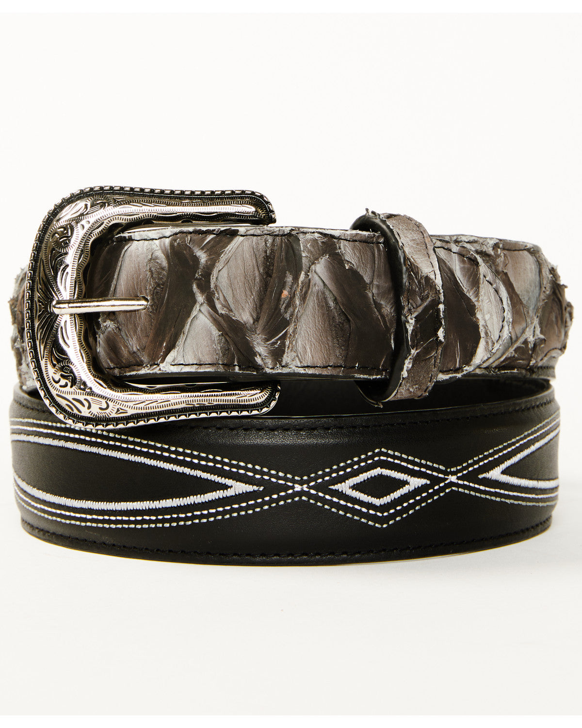 Cody James Men's Exotic Pirarucu Billet Belt