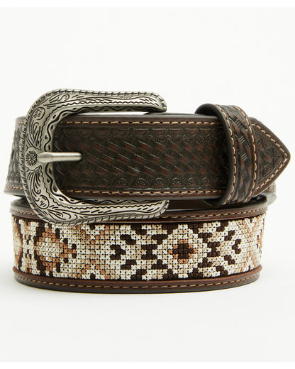 Cody James Boys' Tucker Southwestern Faux Leather Belt