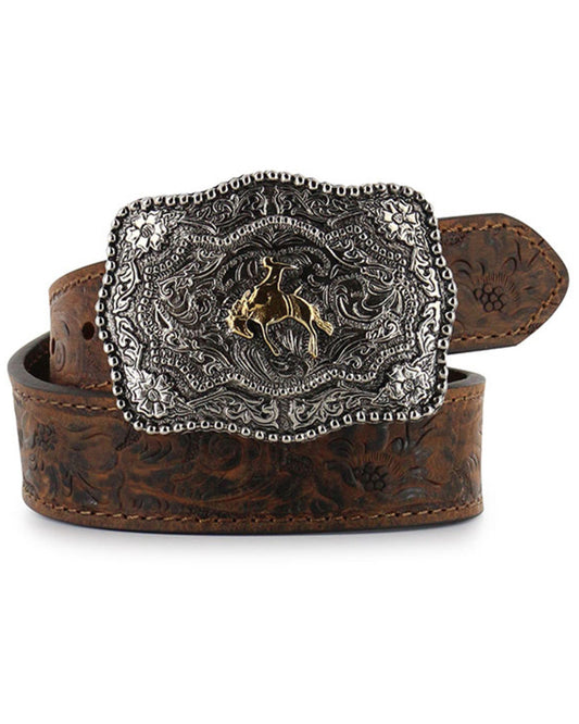 Cody James Kid's Floral Tooled Belt