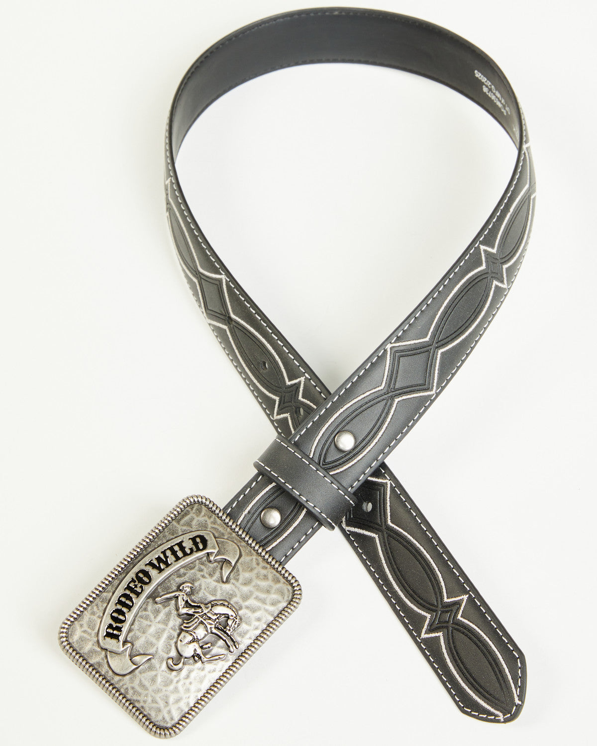 Cody James Boys' Deacon Rodeo Wild Buckle Belt