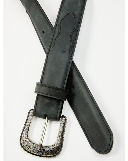 Cody James Men's Crazy Horse 2.0 Burnished Basic Leather Belt