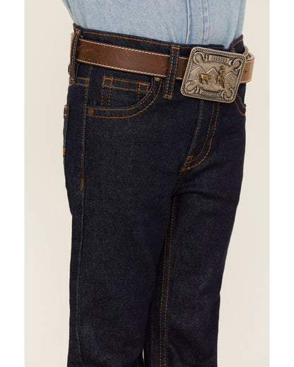 Cody James Boys' Dark Wash Slim Straight Stretch Jeans