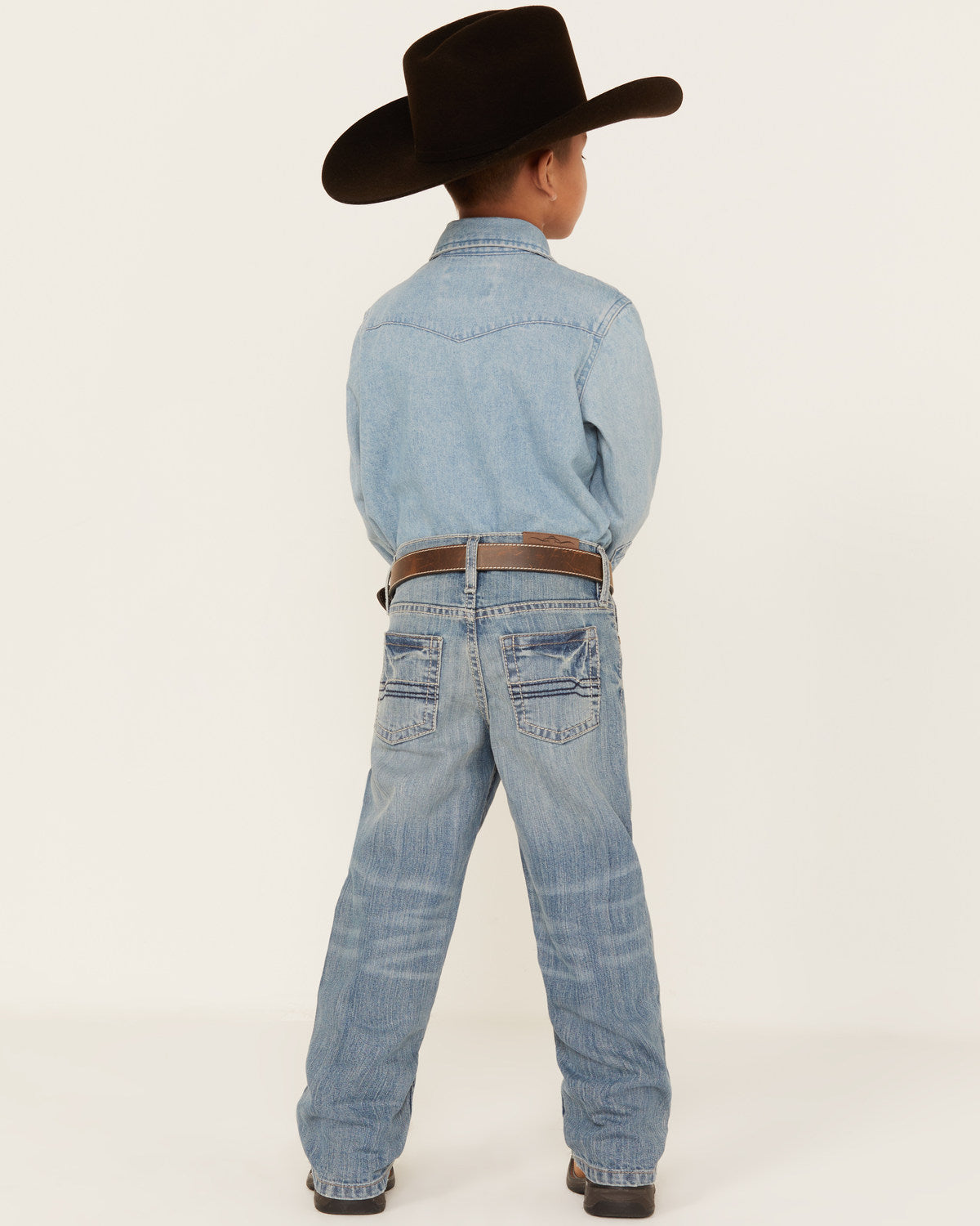 Cody James Boys' Hamshackle Light Wash Relaxed Boot Denim Jeans - Size