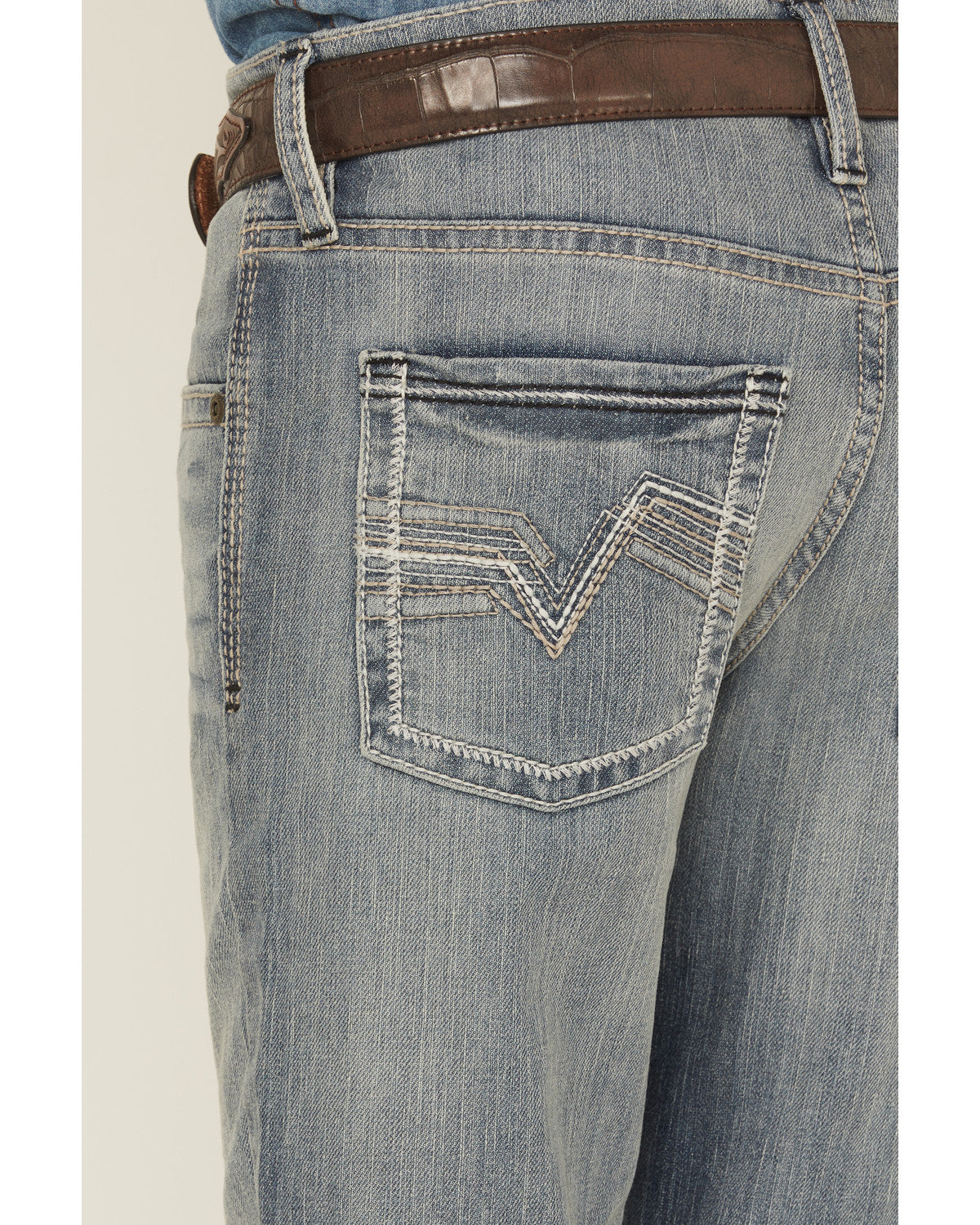 Cody James Boys' Medium Wash Buckskin Slim Bootcut Stretch Denim Jeans