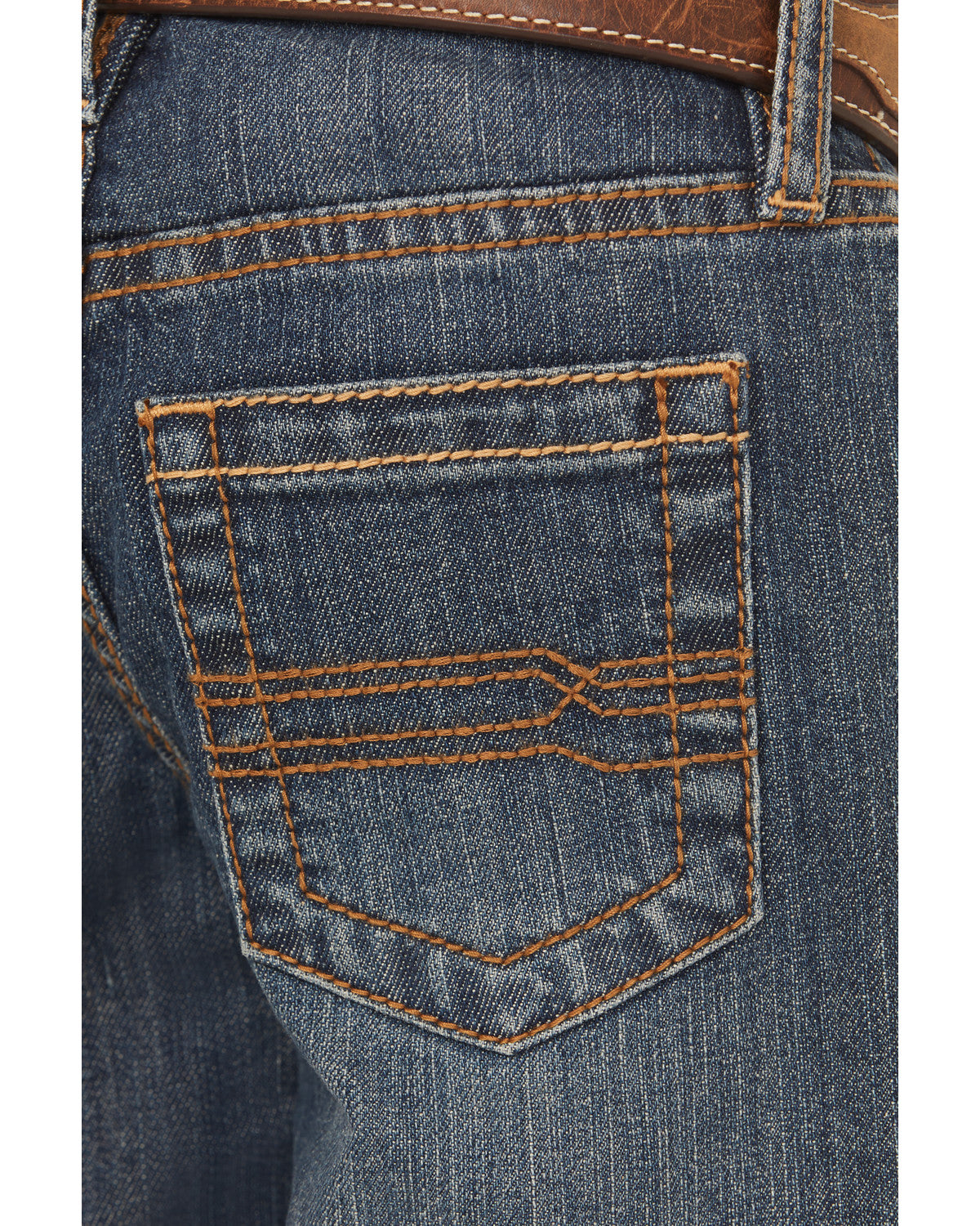 Cody James Little Boys' Wolfstooth Medium Wash Relaxed Bootcut Stretch