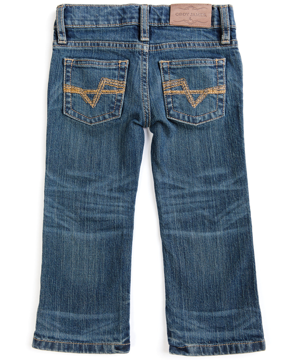 Cody James Toddler Boys' Saguaro Dark Wash Mid Rise Stretch Slim Bootc