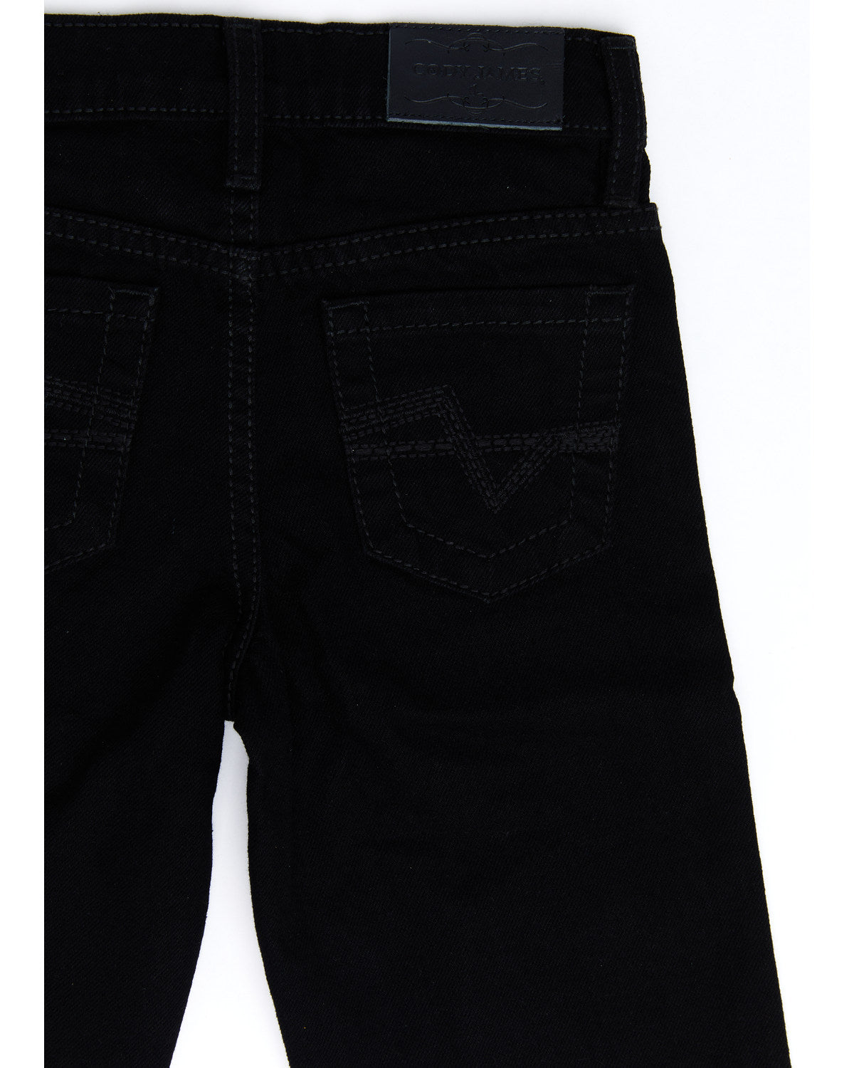 Cody James Boys' Night Rider Mid Rise Rigid Relaxed Bootcut Jeans - Si