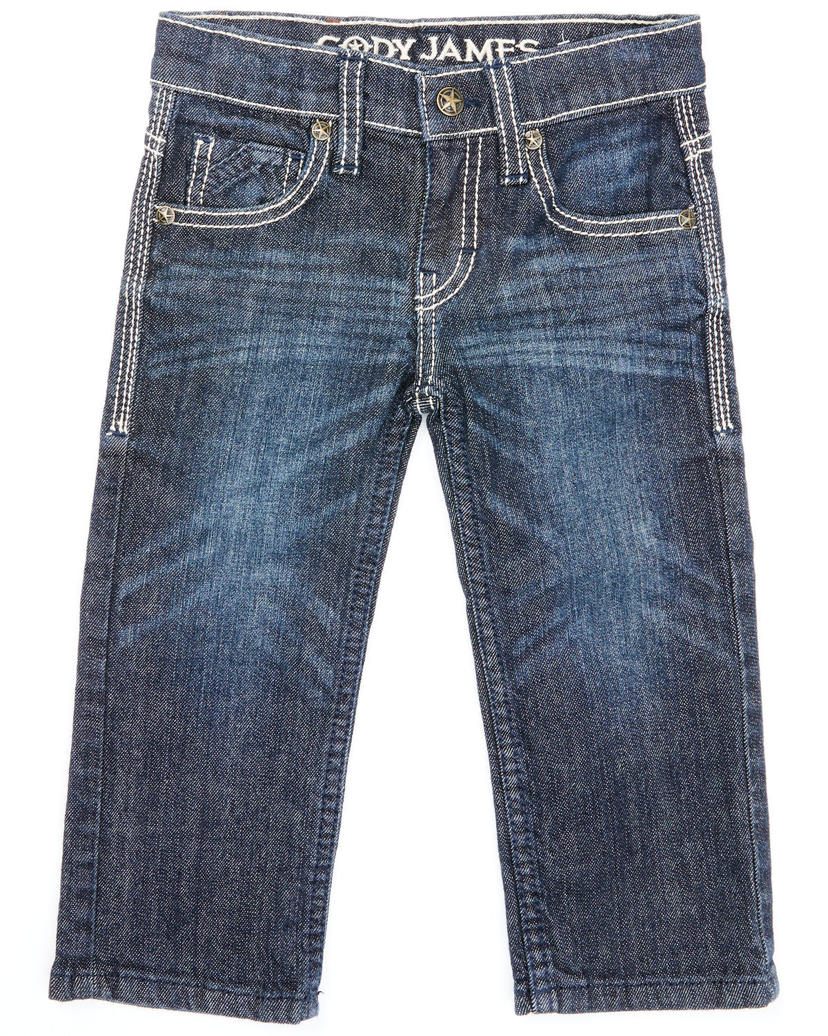 Cody James Toddler Boys' Night Hawk Medium Wash Mid Rise Stretch Relax