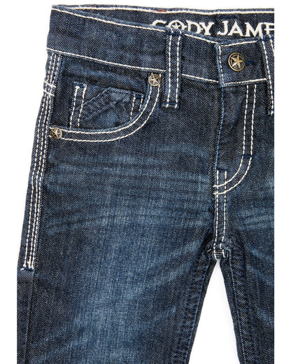 Cody James Toddler Boys' Night Hawk Medium Wash Mid Rise Stretch Relax