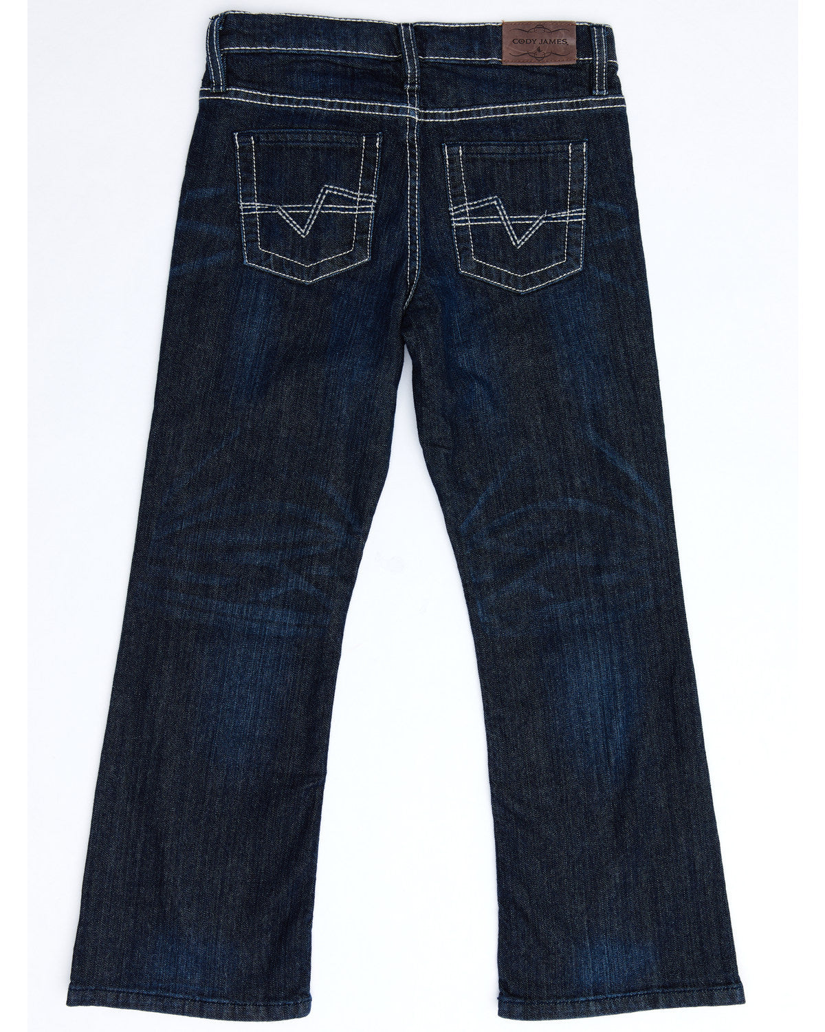 Cody James Boys' Night Hawk Medium Wash Mid Rise Stretch Relaxed Bootc