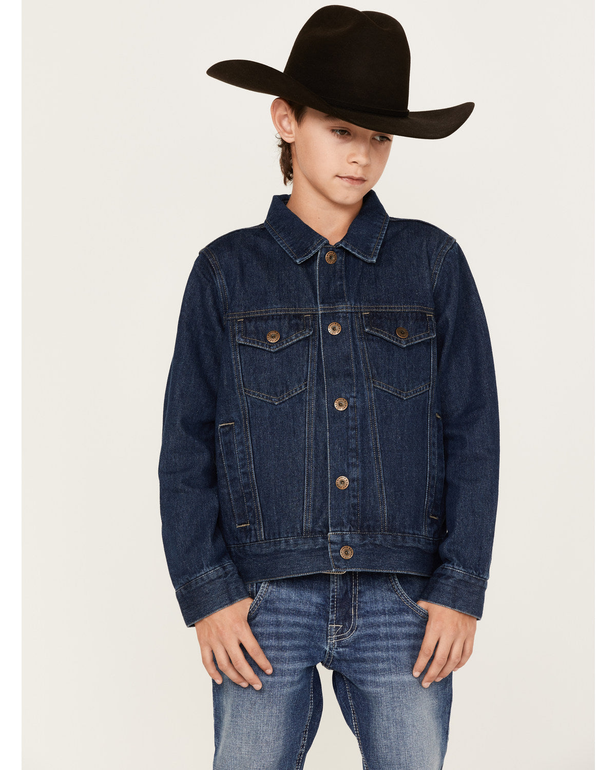 Cody James Boys' Coasting Medium Wash Unlined Denim Jacket
