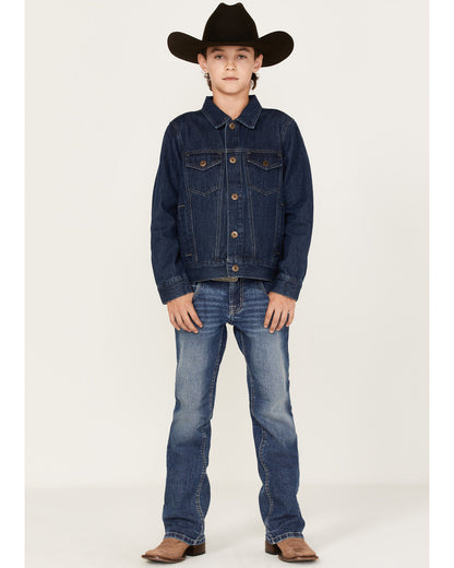 Cody James Boys' Coasting Medium Wash Unlined Denim Jacket