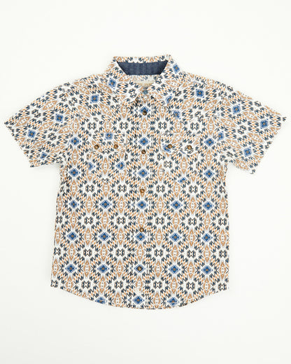 Cody James Toddler Boys' High Plains Southwestern Print Short Sleeve W