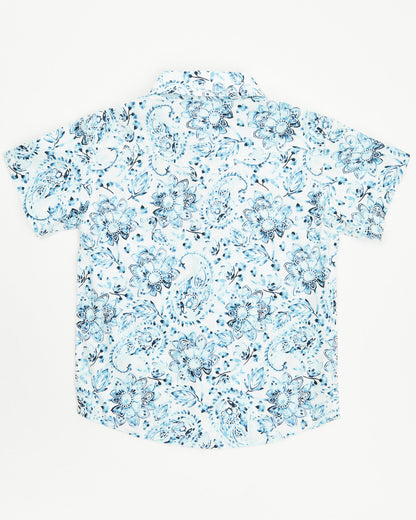 Cody James Toddler Boys' Frontier Threads Paisley Print Short Sleeve S
