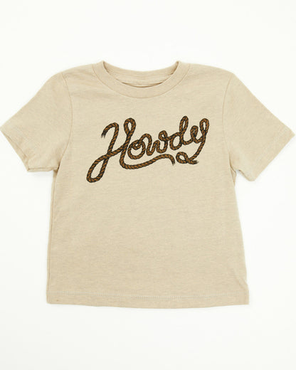 Cody James Toddler Boys' Howdy Short Sleeve Graphic T-Shirt