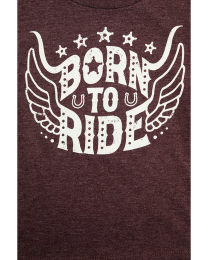 Cody James Toddler Boys' Born To Ride Short Sleeve Graphic Tee