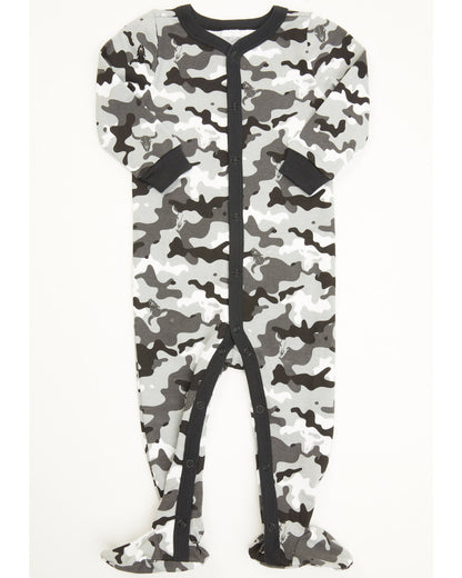 Cody James Infant Boys' Printed Jersey Steer Head & Camo Sleep Set