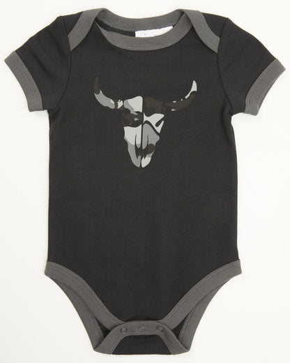 Cody James Infant Boys' Printed Jersey Steer Head & Camo Sleep Set