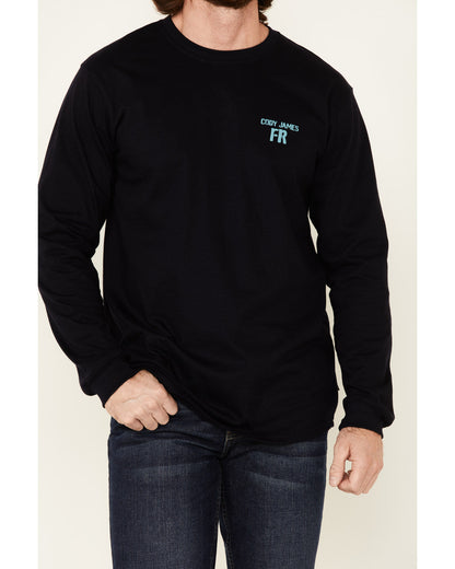 Cody James Men's FR Back Graphic Long Sleeve Work T-Shirt