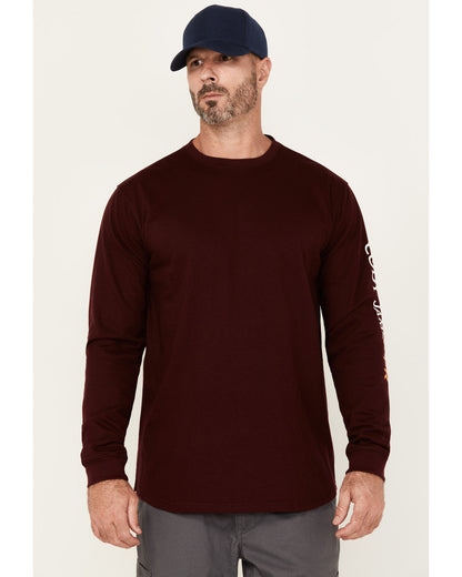 Cody James Men's FR Logo Long Sleeve Graphic Work T-Shirt