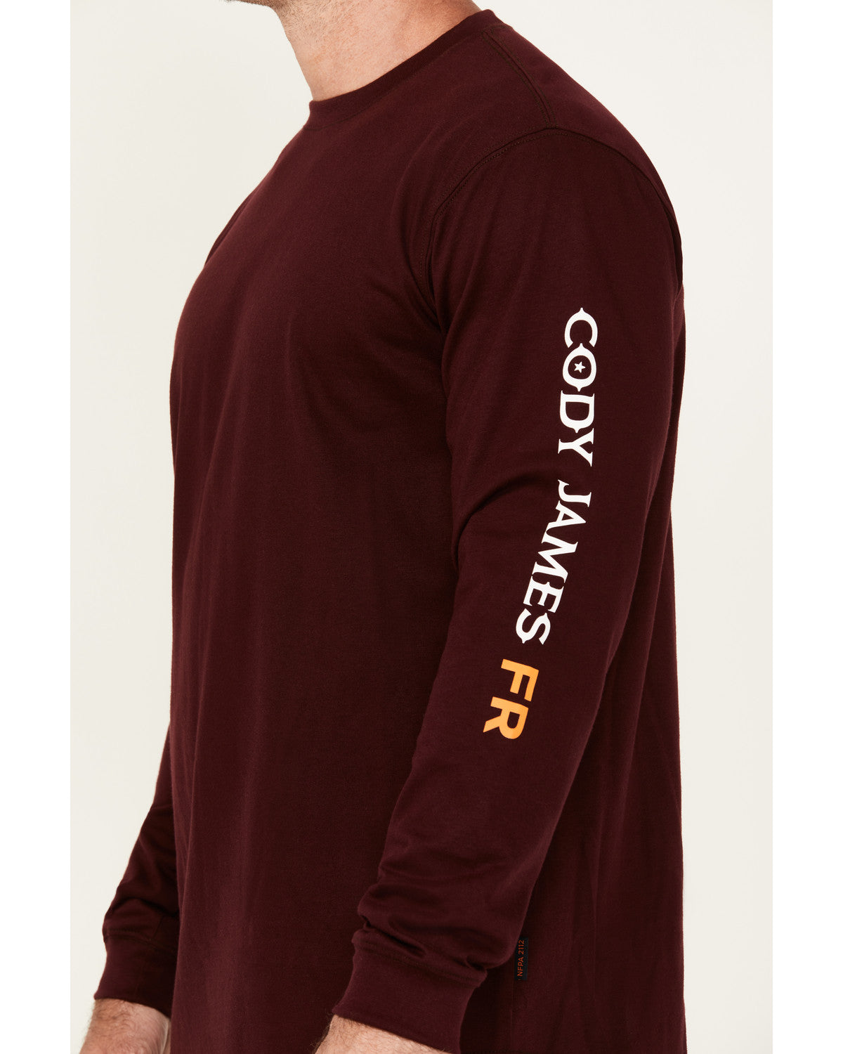 Cody James Men's FR Logo Long Sleeve Graphic Work T-Shirt