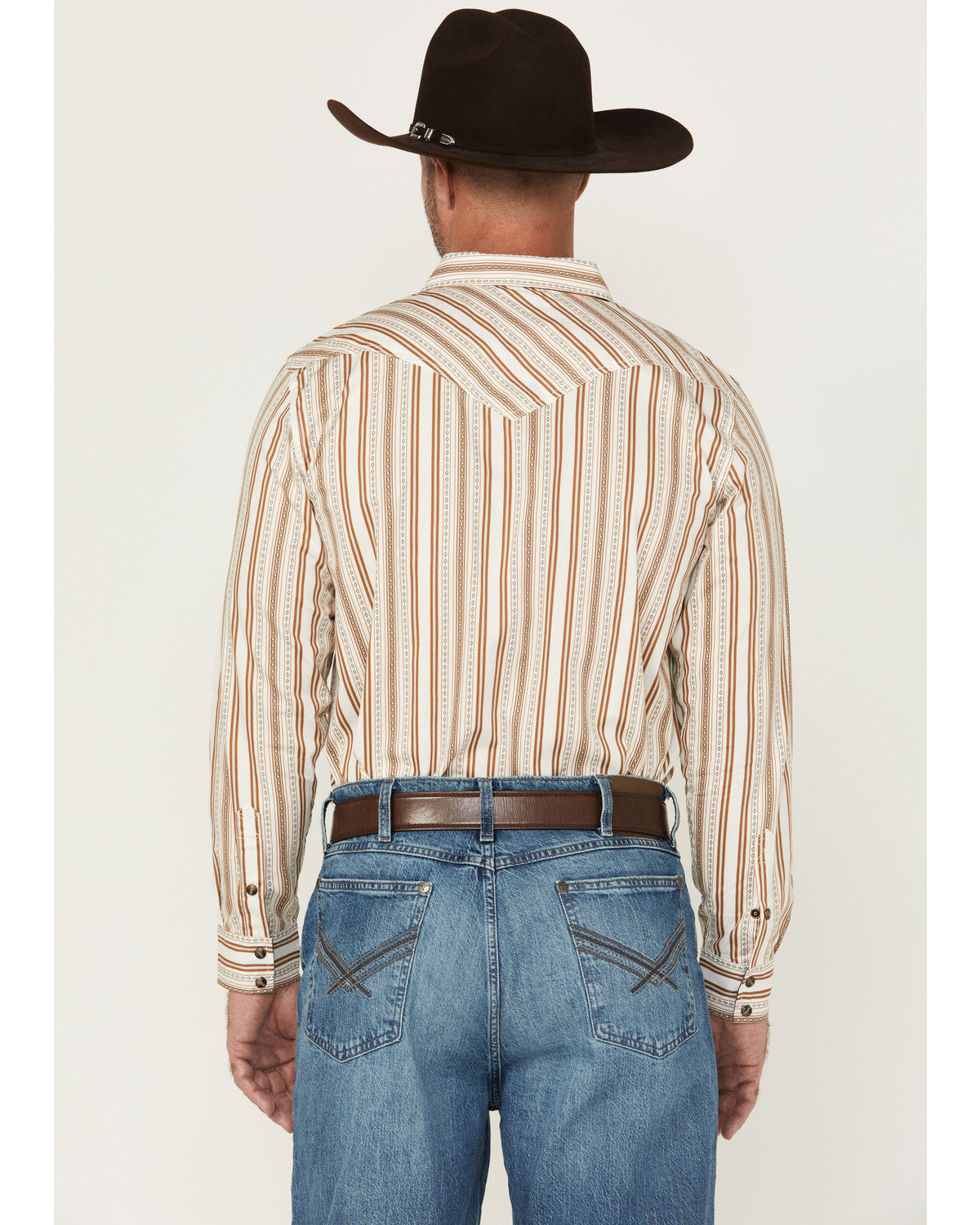 Cody James Men's Sierra Southwestern Striped Long Sleeve Snap Western