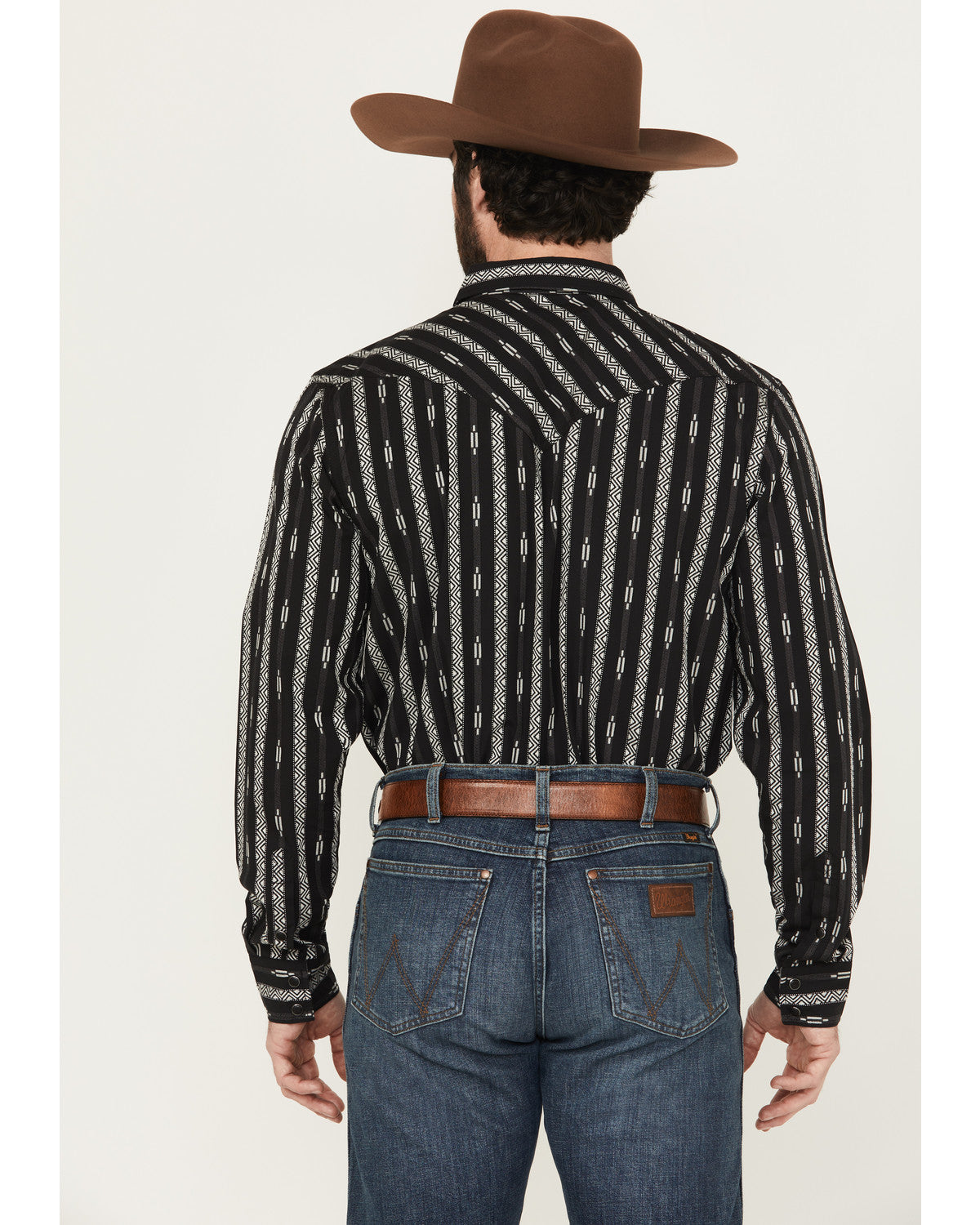Cody James Men's Range Rover Ready Striped Long Sleeve Snap Western Sh