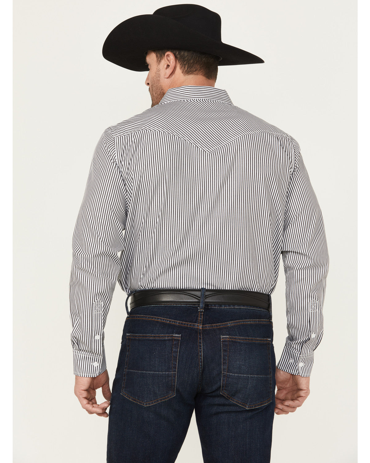 Cody James Black 1978® Men's Condor Striped Print Long Sleeve Button-D