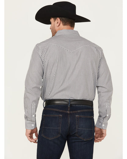 Cody James Black 1978® Men's Condor Striped Print Long Sleeve Button-D