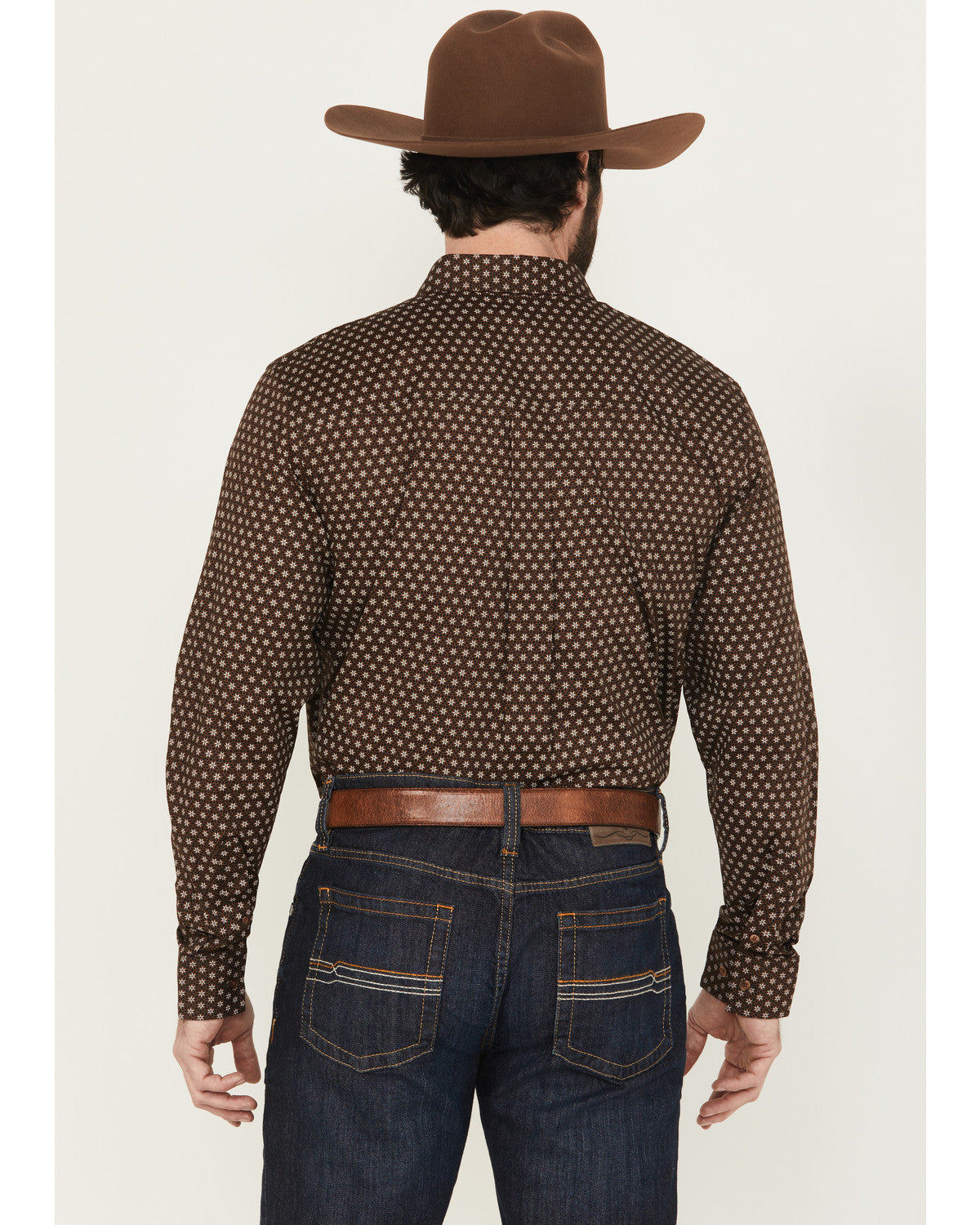 Cody James Men's Sebastian Geo Print Long Sleeve Button-Down Stretch W