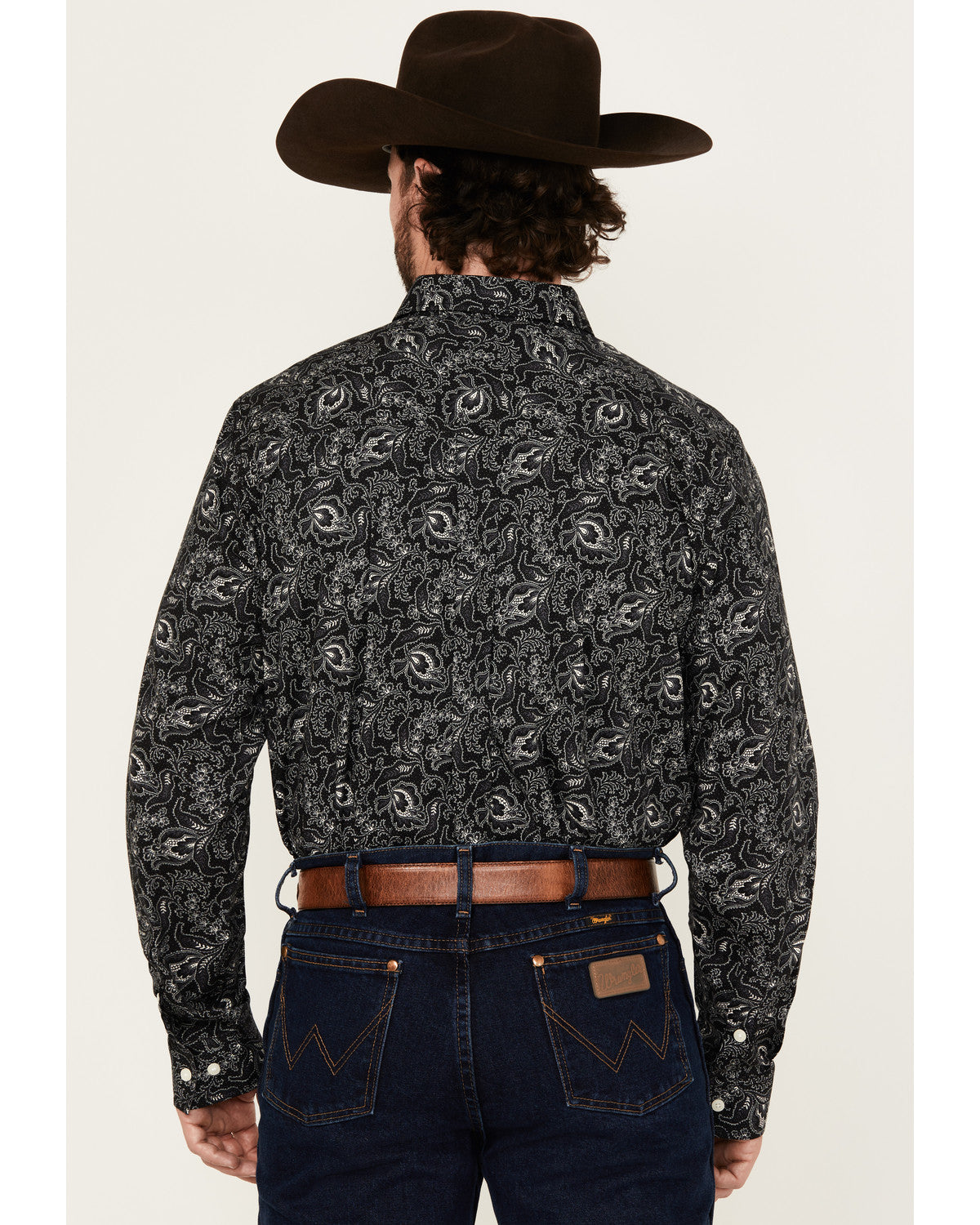 Cody James Men's Parker Paisley Print Long Sleeve Button-Down Stretch