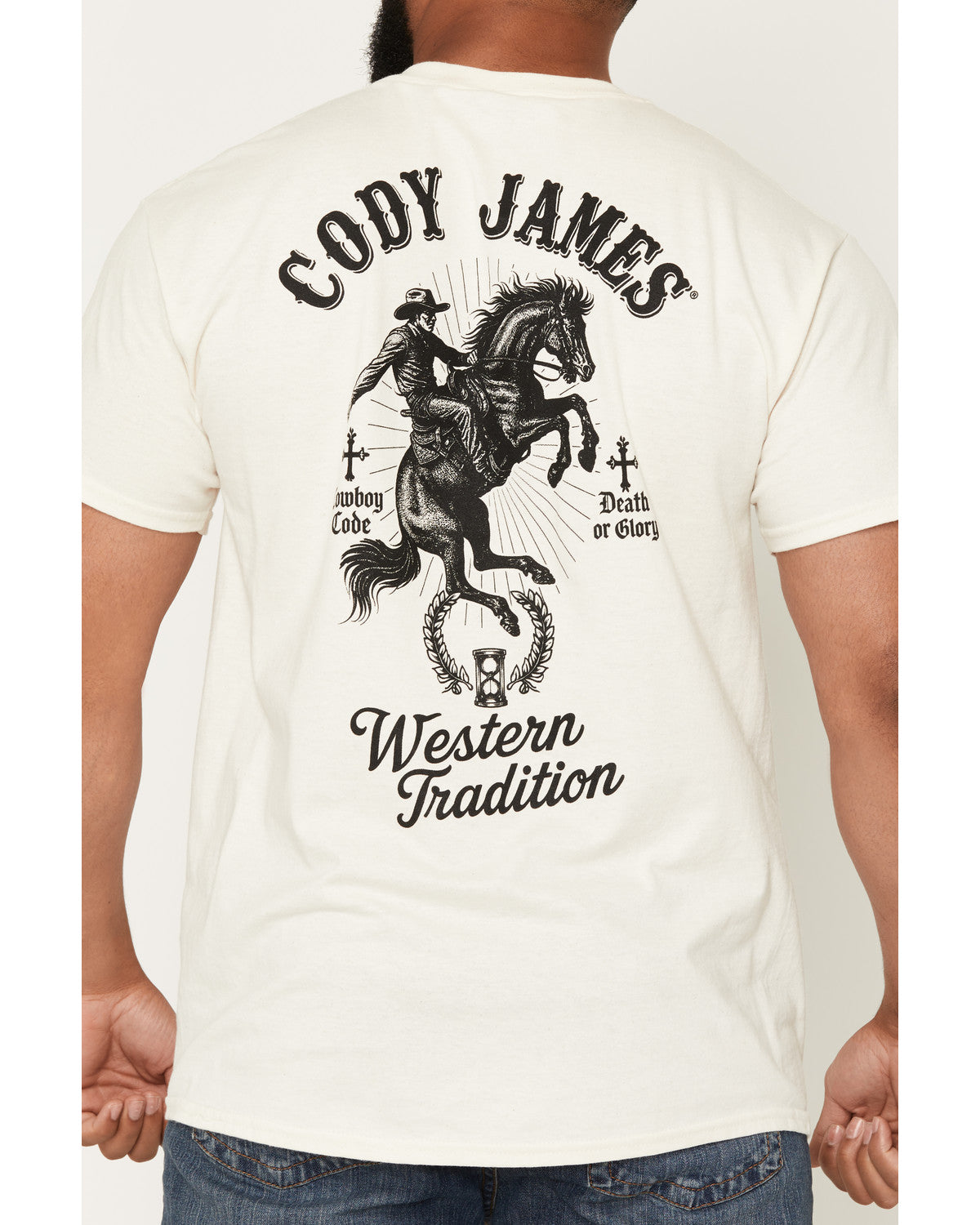 Cody James Men's Backtimes Up Short Sleeve Graphic T-Shirt