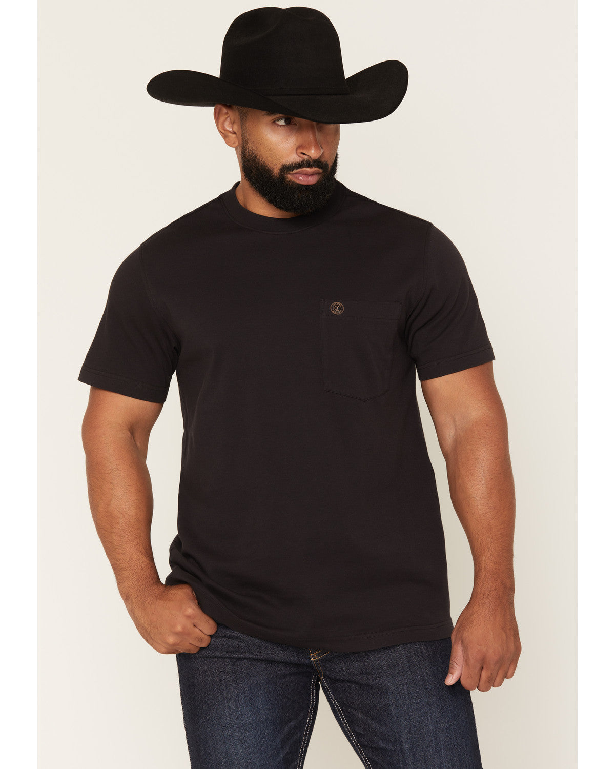 Cody James Men's Summit Solid Pocket Short Sleeve T-Shirt