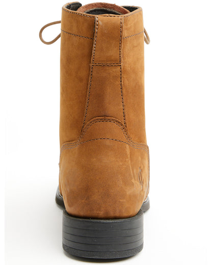 Cody James Men's 8" Highland Distressed Lace-Up Boots - Round Toe