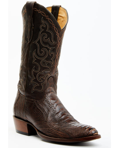 Cody James Men's Exotic Ostrich Leg Western Boots - Round Toe